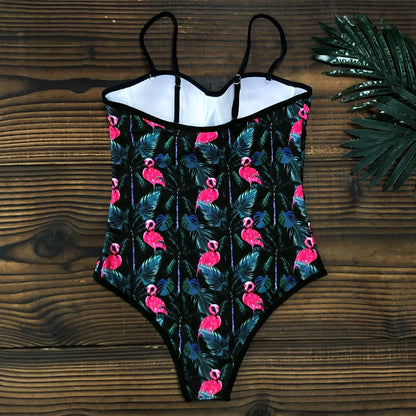 Swimming Women One-Piece Swimwear Bikini Suit