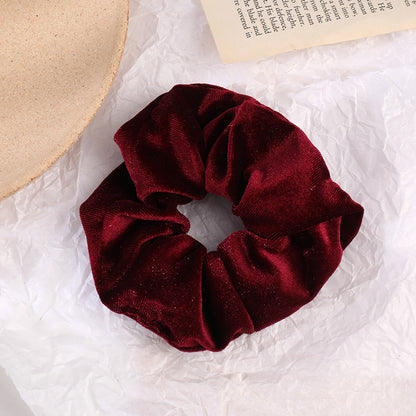 Flannel Hair Tie Hair Rope Amazon Velvet Fashion Ponytail Hair Accessories