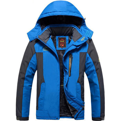 Winter Windproof And Cold-resistant Fleece-lined Thickened Mountaineering Jacket
