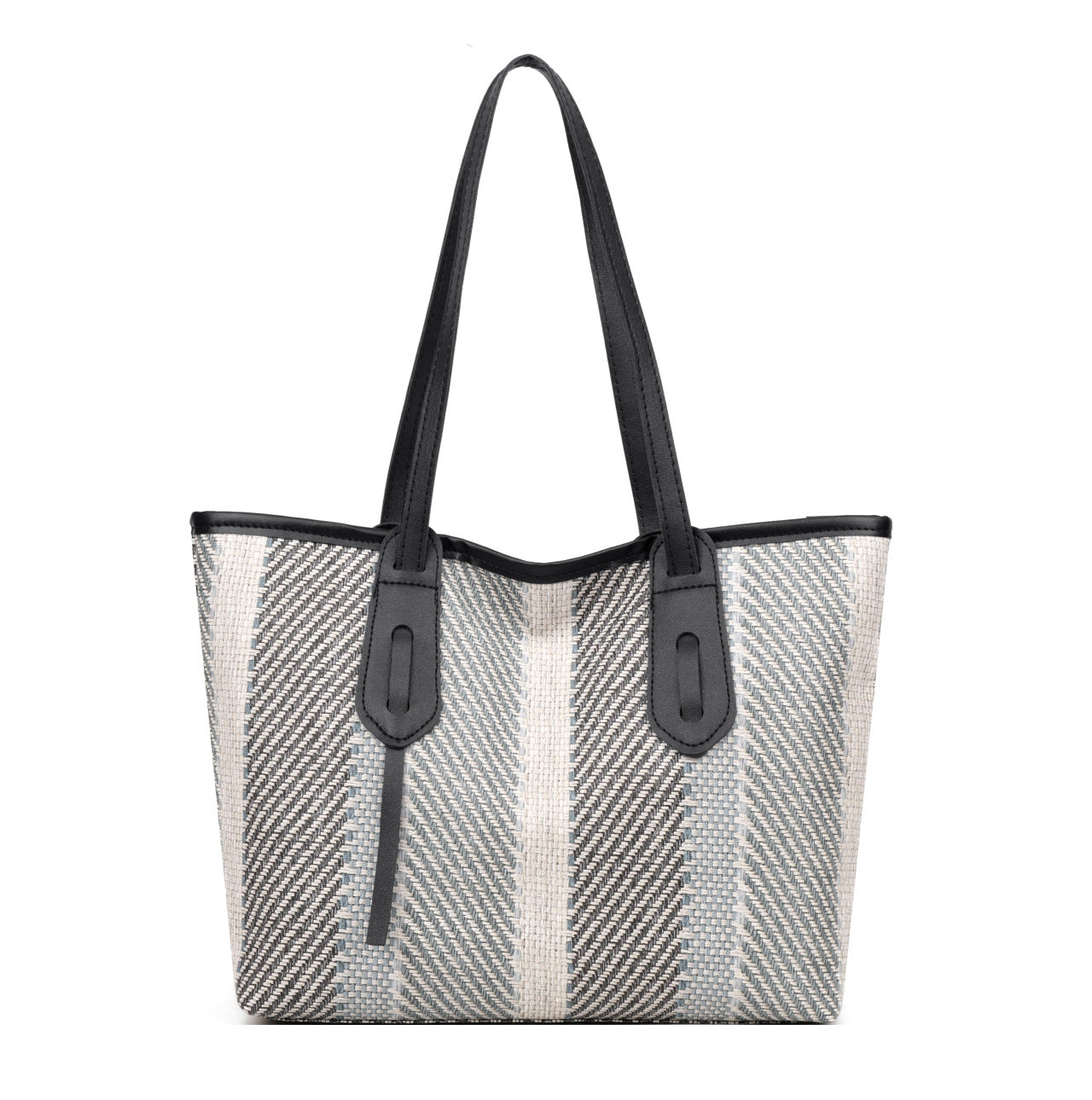 Bag Female Cotton And Linen Stripes Tote Bag Fabric Shoulder Bag