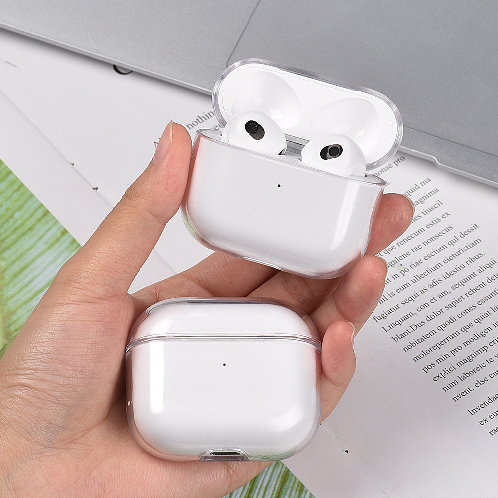 Transparent Case For Airpods 2 3 Pro 1 Case PC Clear Earphone Cover For Air Pods Pro 2 3 1 Earpods Case Charging BOX Shell