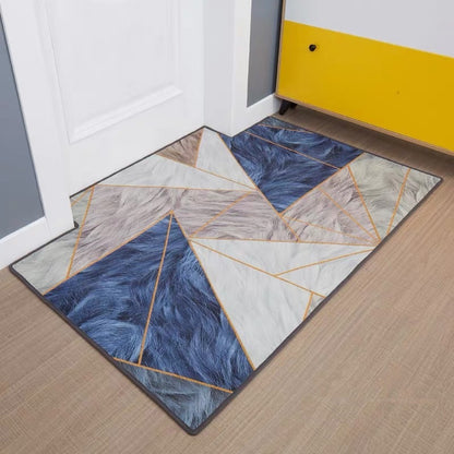 Modern Minimalist Home Entrance Floor Mats Custom Human Door Mats Living Room Non-slip Absorbent Foot Mats Bedroom Carpets