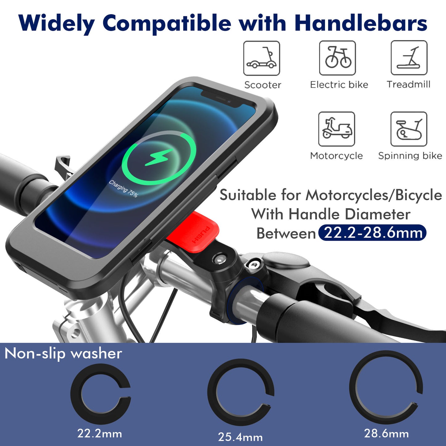 Motorcycle Riding Equipment Waterproof Phone Holder