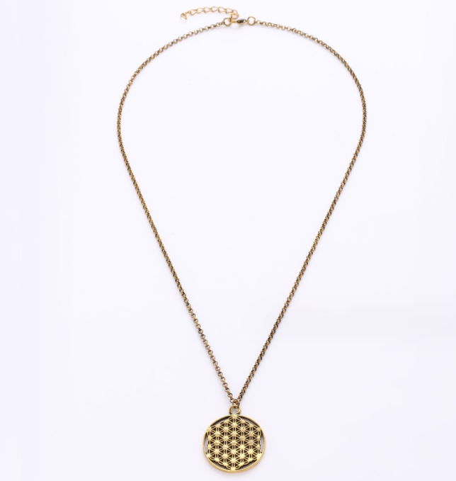 Geometric Necklace Alloy Jewelry Pendant