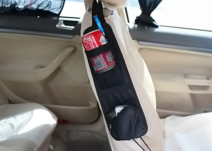 Car chair side bag car hanging storage multifunctional side bag sundries bag storage cup drink bag