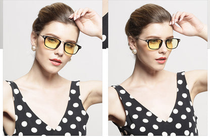 Anti Blue Glasses Fashion Lady TR90 Frame Computer Online Games Goggles Radiation Protection