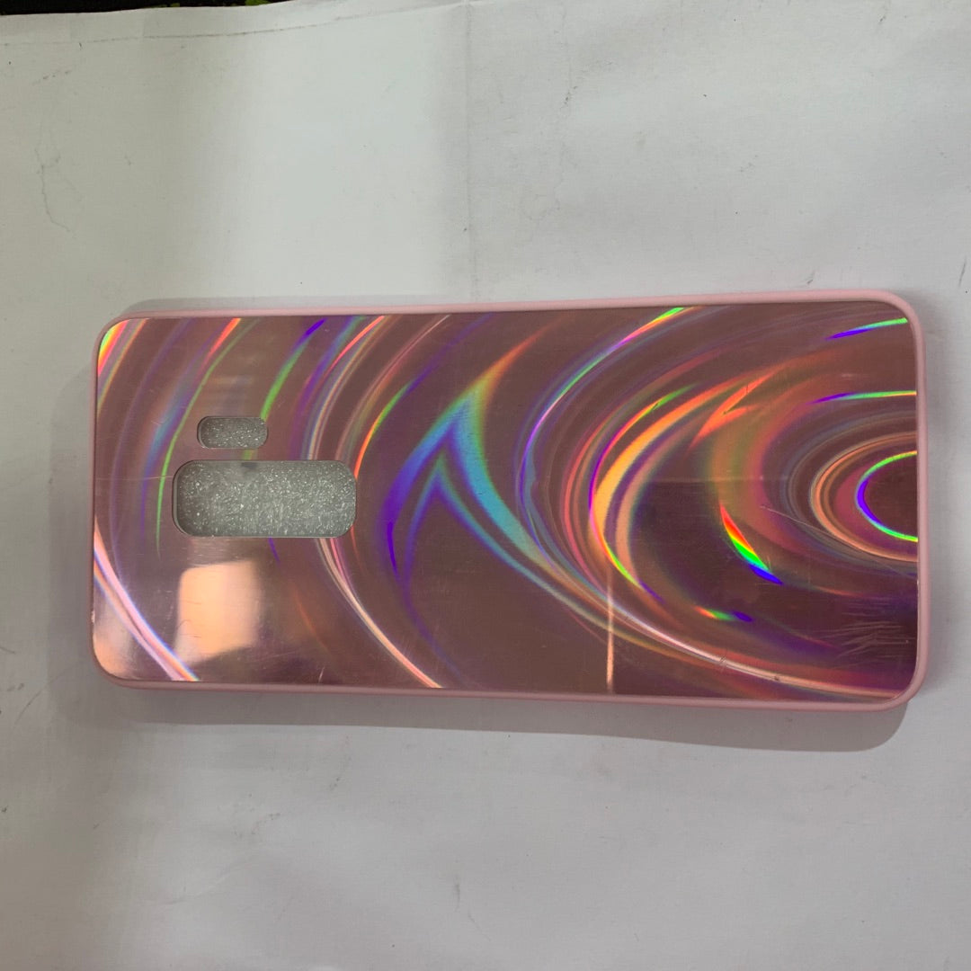 3D Rainbow Glitter Gradient Back Cover Case