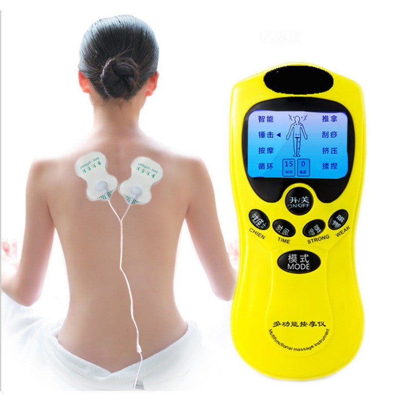 Mini digital portable multifunctional massage instrument