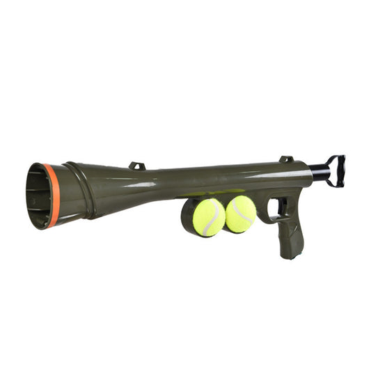 Tennis shooting gun to send tennis pets