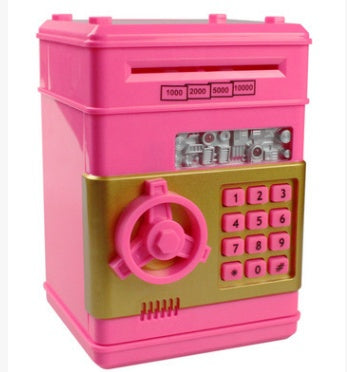 Automatic Paper Money Piggy Bank Gift Money Box Safe