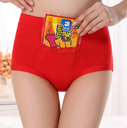 Free Shipping Menstrual period Bamboo fiber Womens underwear Long waisted side leakage proof pocket Health pants L-XXXL R1