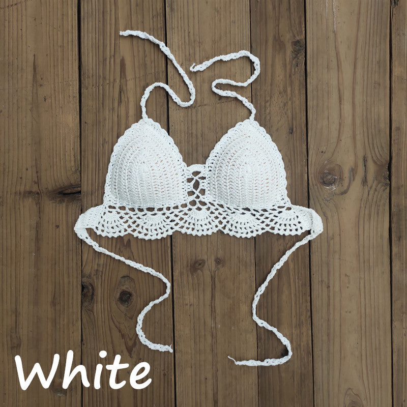 Boho crochet bra