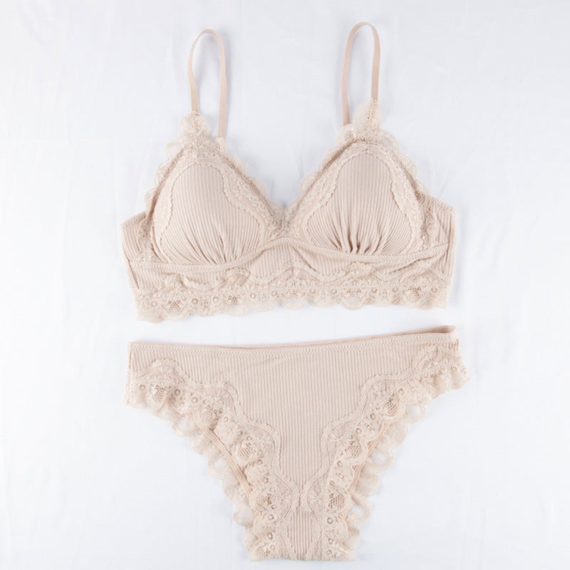 Lace underwear suit women