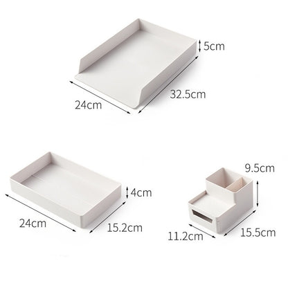 A4 Paper Document Case File Box Holder Plastic A4 Size Paper Document Storage box