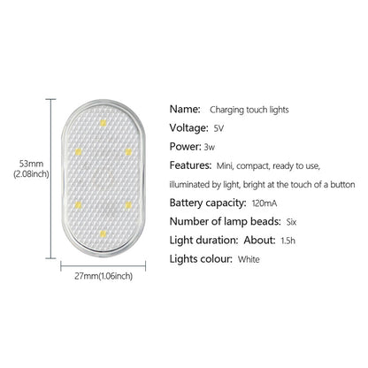 Touch Sensor Lamp Free Of Wiring, Free To Stick On-board Atmosphere Lighting