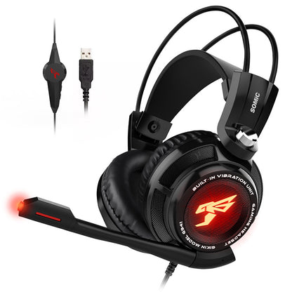 Over-ear gaming headset