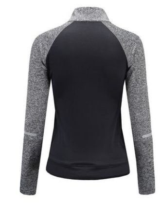 Stand-up collar sports jacket quick-drying clothes Spring new outdoor running fitness clothing Europe and America sports tights women