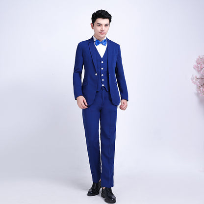 Men's Fashionable And Handsome Evening Dress Suits
