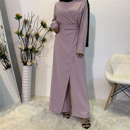 Siamese Wide Leg Pants Muslim Suit