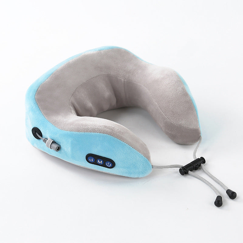 Electric Neck Massager U shaped Pillow Multifunctional Portable Shoulder Cervical Massager Outdoor Home Car  Massage