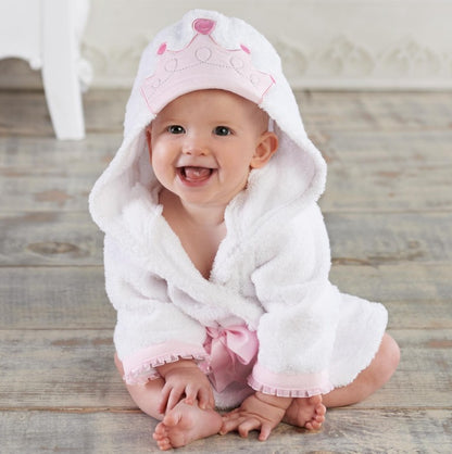 Children's Hooded Absorbent Animal-shaped Bathrobe