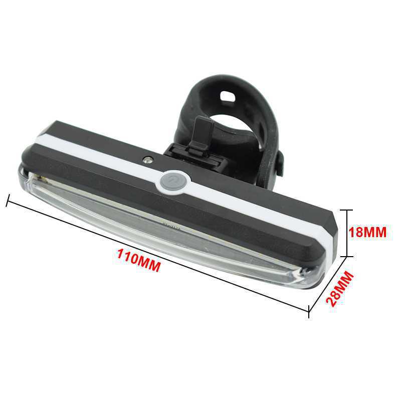 USB charging headlight taillight set