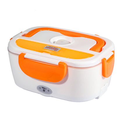 Kitchen Electric Heated Lunch Box Stainless Steel School Car Picnic Food Heating Heater Food Warmer Container