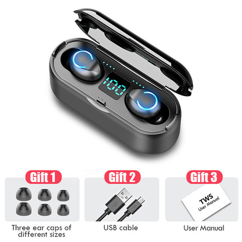 Touch Wireless Bluetooth Headset With 5.0 Stereo Display