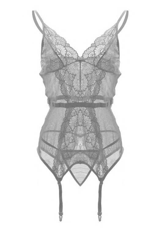 Suspender Underwear Lace Perspective Temptation Underwear With Garter Buckle