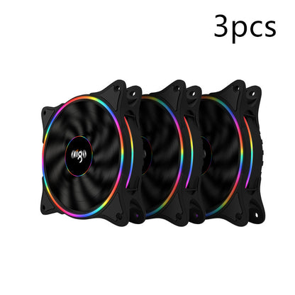 Patriot Rainbow V1 Desktop Host Computer Case Fan