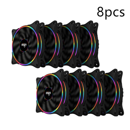 Patriot Rainbow V1 Desktop Host Computer Case Fan