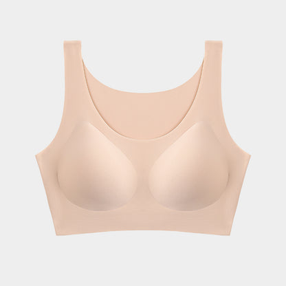 Traceless Underwear For Women Without Rims Beauty Vest Sleep Sports Huddled Bra