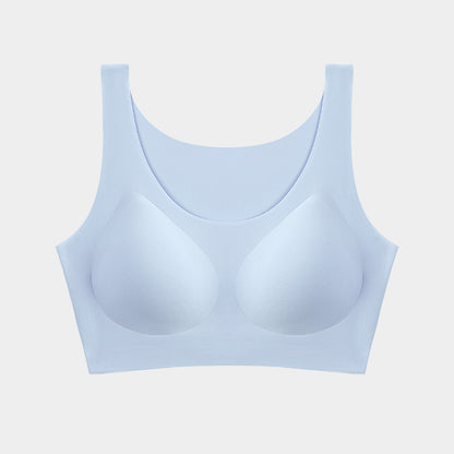 Traceless Underwear For Women Without Rims Beauty Vest Sleep Sports Huddled Bra