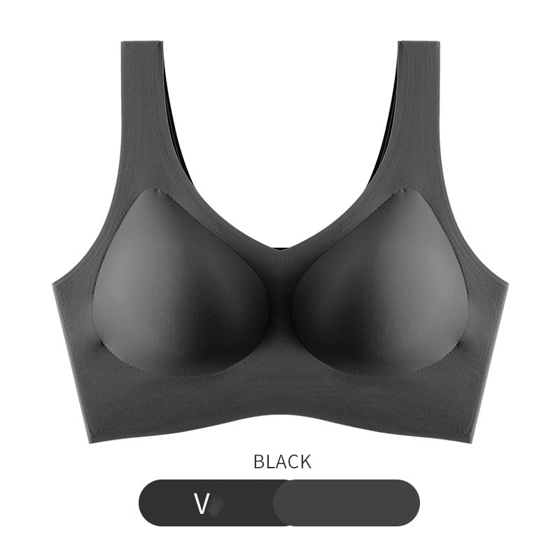 Traceless Underwear For Women Without Rims Beauty Vest Sleep Sports Huddled Bra