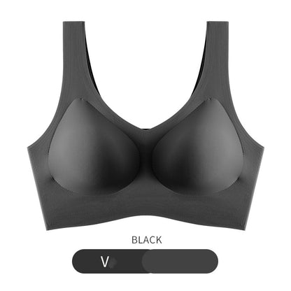 Traceless Underwear For Women Without Rims Beauty Vest Sleep Sports Huddled Bra