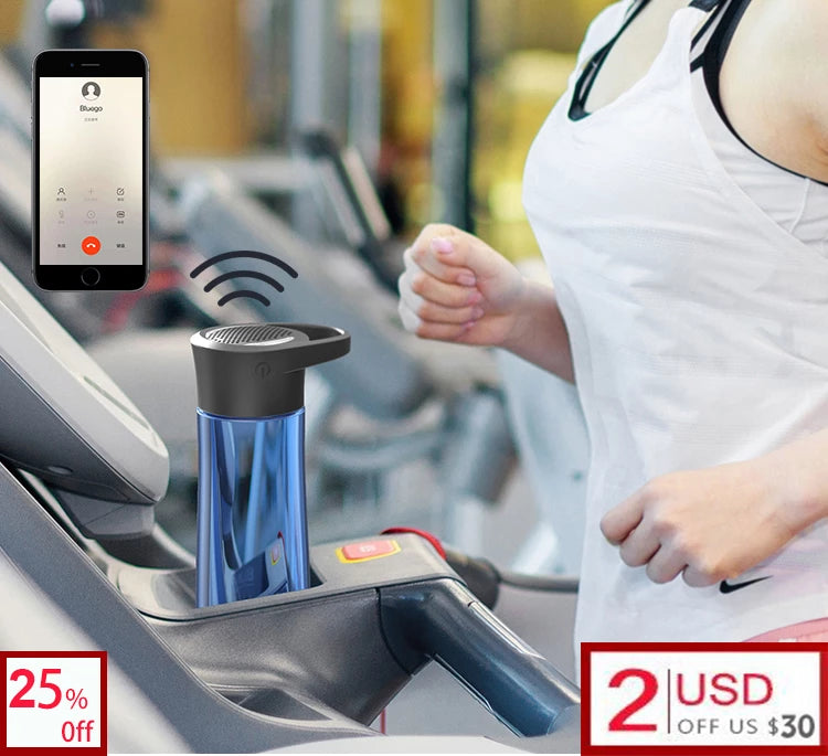 Smart Sports Music Water Cup Bluetooth Connection With Mobile Phone Can Call