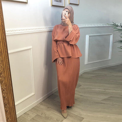 Ramadan Eid Mubarak Abaya Dubai Turkey Hijab Dress Muslim Se