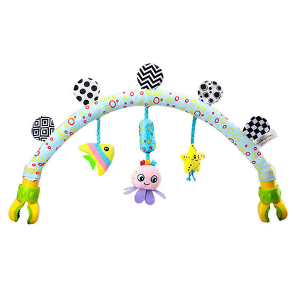 Baby Musical Mobile Toys for Bed Stroller Plush Baby Rattles Toys for Baby Toys 0-12 Months Infant