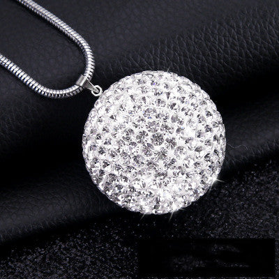 Car Pendant With Diamond Crystal Ball Car Interior Decoration