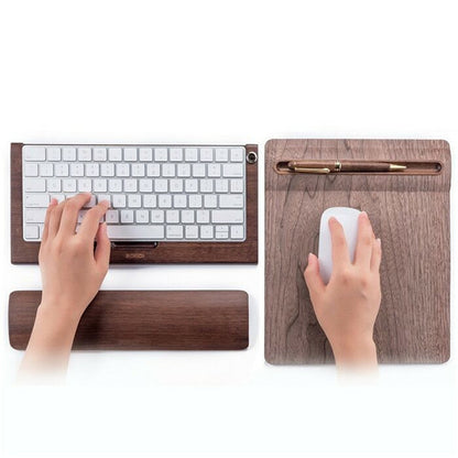 Wrist Pads Keyboard Pads  Wooden Hand Pads Keyboard And Mouse Wrist Pads One-Handed Support