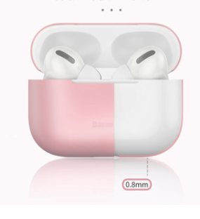 Compatible with Apple, Silicone Protective Case Pods Pro Portable Storage Case For Airpods Wireless Bluetooth Headset