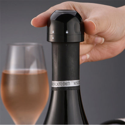 Vacuum Red Wine Bottle Stopper Silicone Sealed Champagne Bottle Stopper Vacuum Retain Freshness Wine Plug Bar Tools
