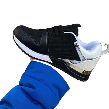 New Summer Breathable Net Shoes Casual Sports Shoes With Increased Thick Sole