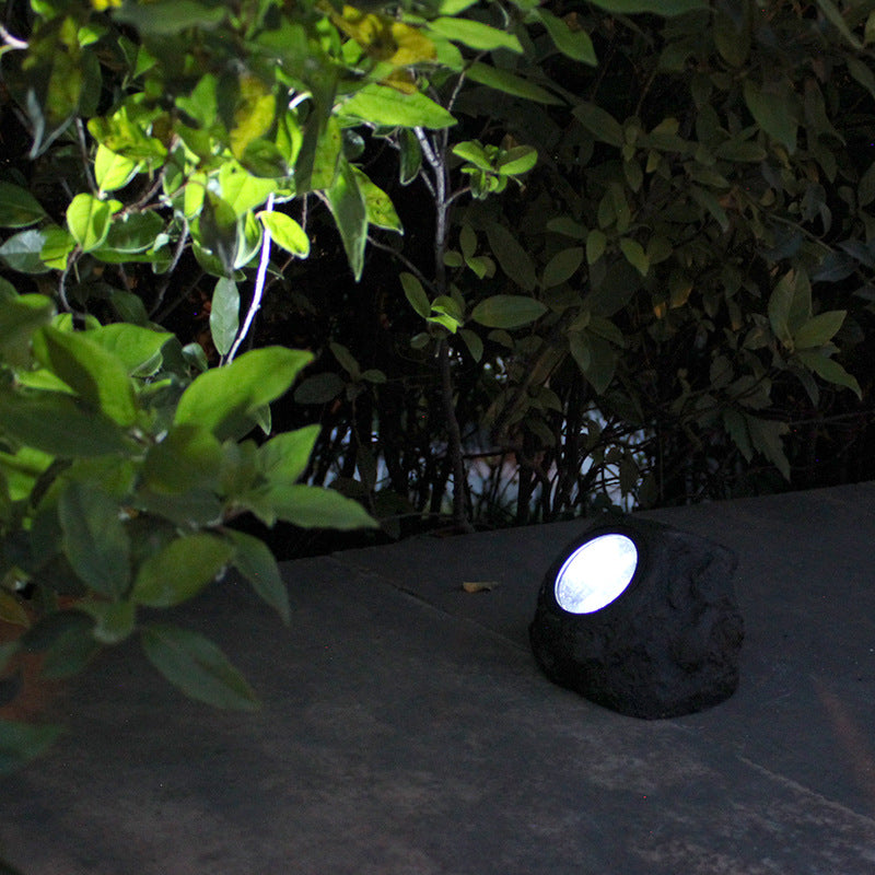 Solar lamp courtyard lamp outdoor simulation stone lamp