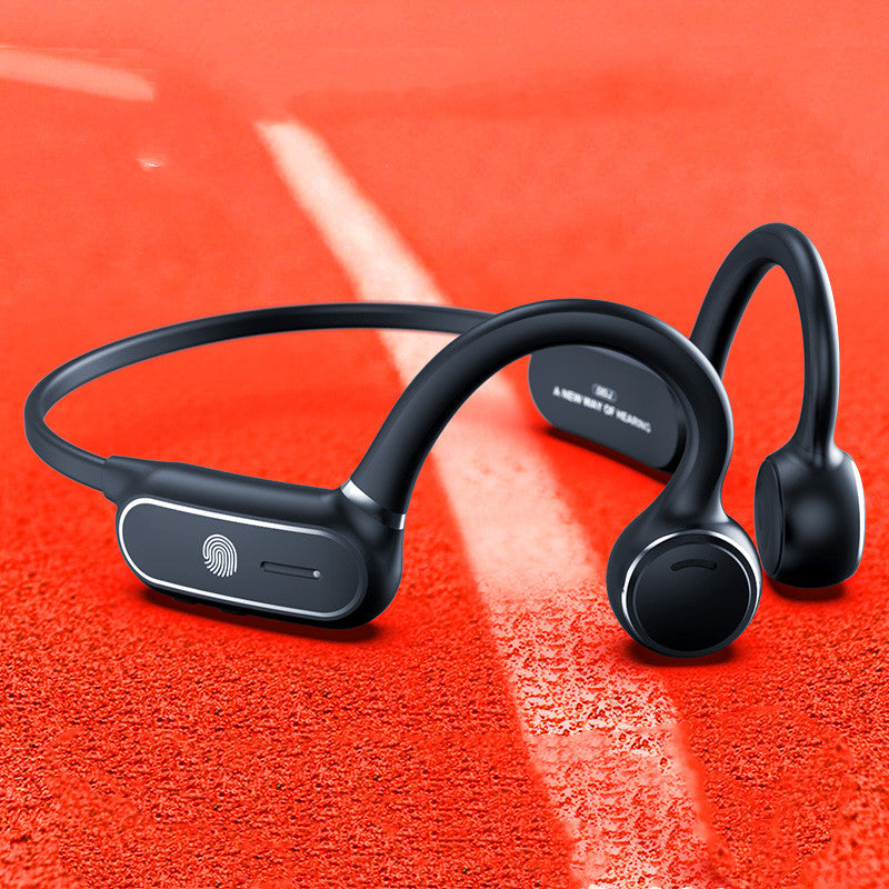 Bone Conduction Bluetooth Headset Is Painless In Both Ears  Not In Ears Sports Mobile Phones
