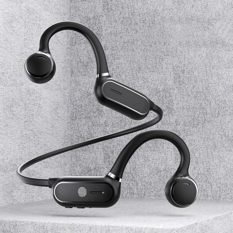 Bone Conduction Bluetooth Headset Is Painless In Both Ears  Not In Ears Sports Mobile Phones