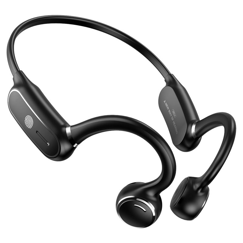 Bone Conduction Bluetooth Headset Is Painless In Both Ears  Not In Ears Sports Mobile Phones