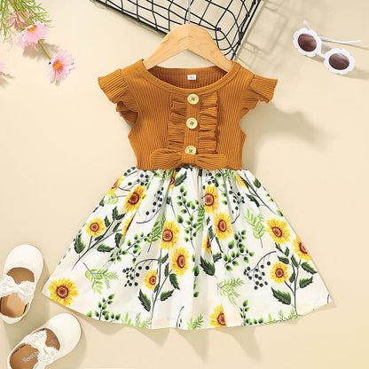 Toddler Kids Baby Girls Clothes Summer Girls Dress