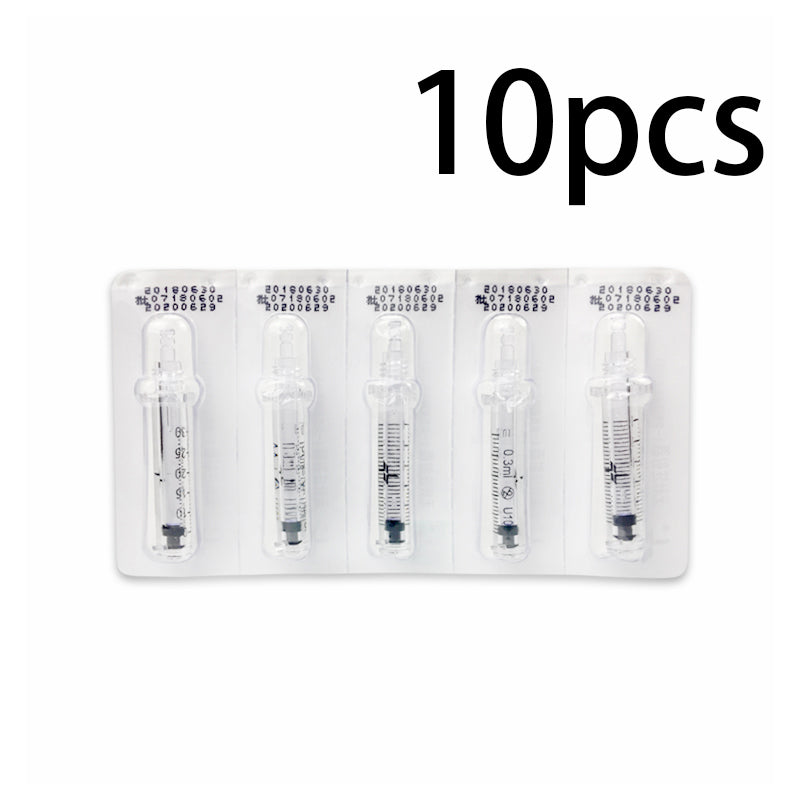 Nebulizer wrinkle-free needle syringe