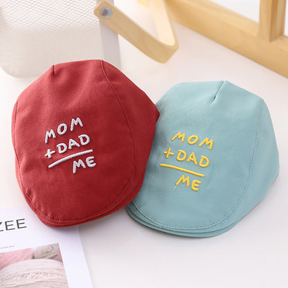 Embroidered English Letters Baby Sunshade Hat